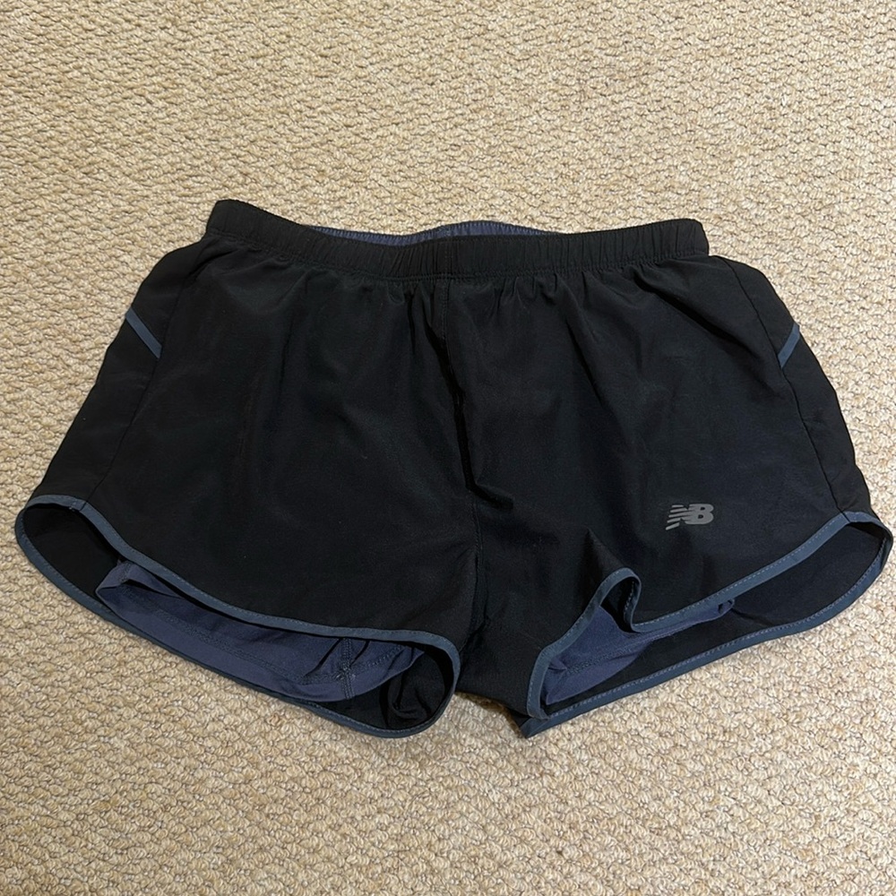 New balance black and gray shorts size xs